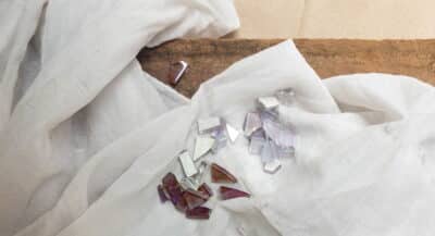 Mosaic Substrate With Folds Tutorial - A Crafty Mix