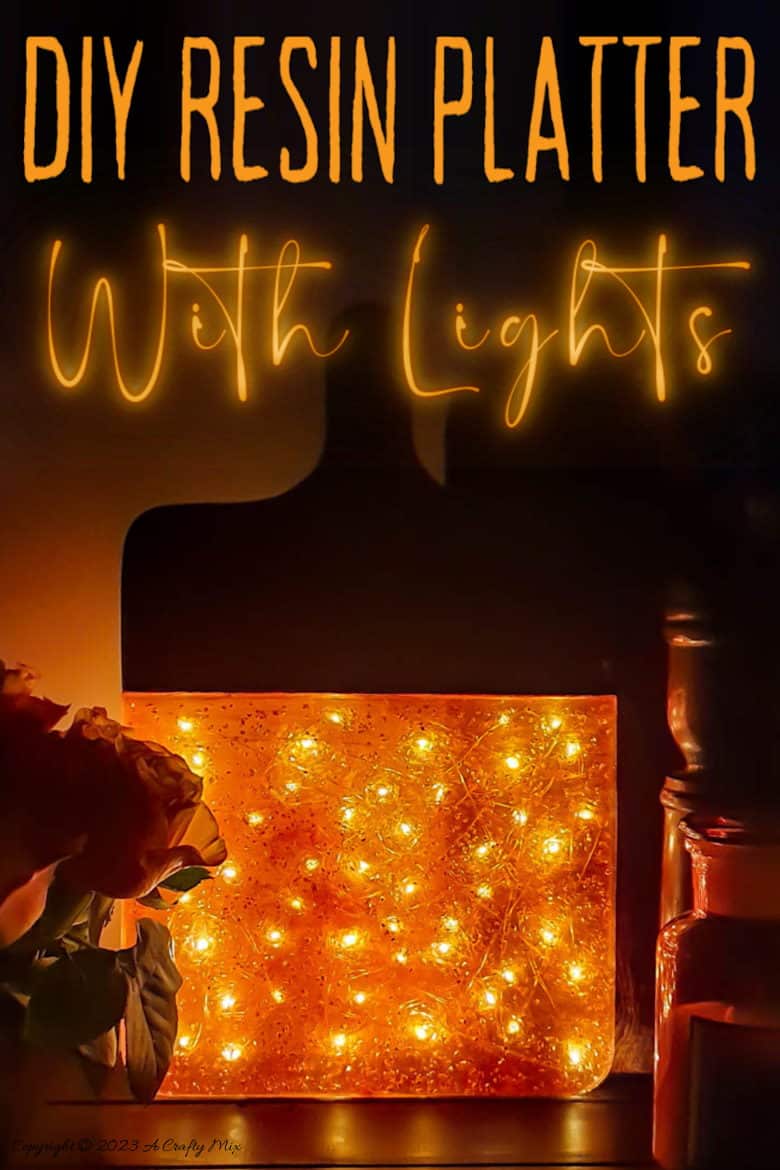 Come join us as we show you how to make this mesmerizing resin platter with lights. She&rsquo;s guaranteed to be the star of your next gathering and will make a dazzling addition to your home decor. Get this free resin project tutorial @ACraftyMix