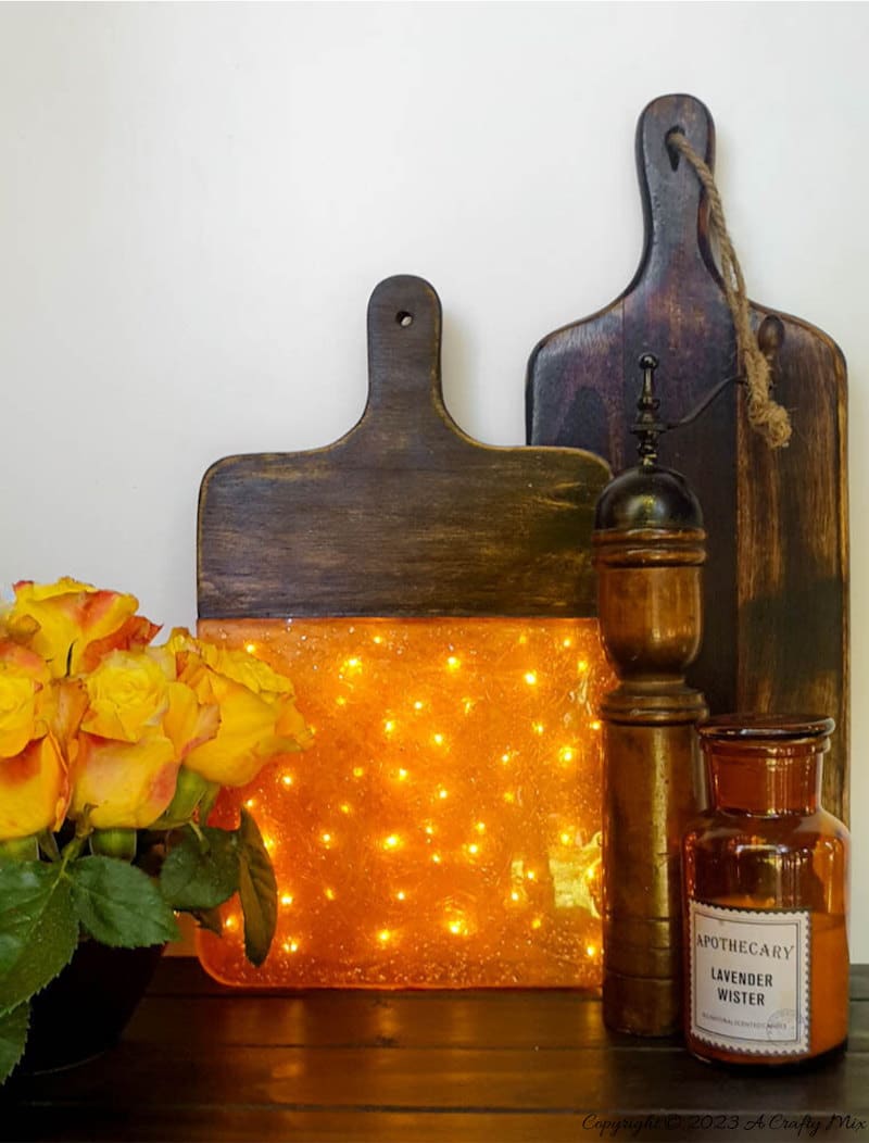 Come join us as we show you how to make this mesmerizing resin platter with lights. She’s guaranteed to be the star of your next gathering and will make a dazzling addition to your home decor. Get this free resin project tutorial @ACraftyMix