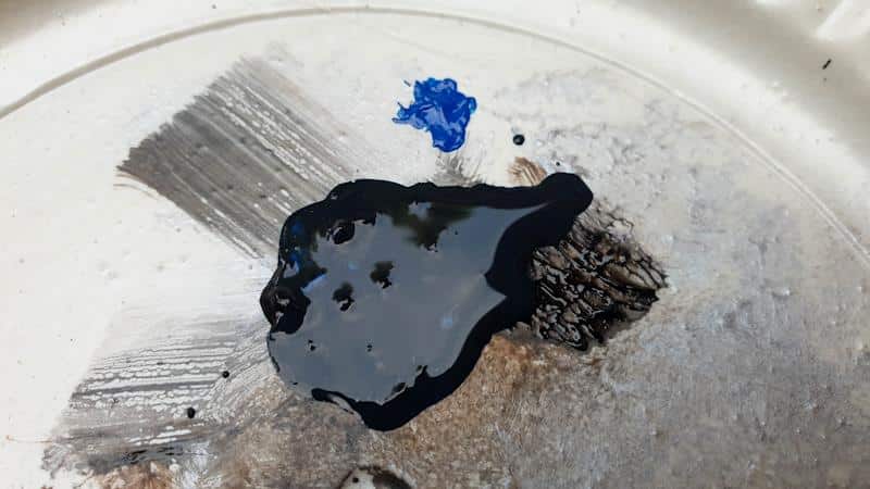 Add a tiny drop of vibrant blue to the mix