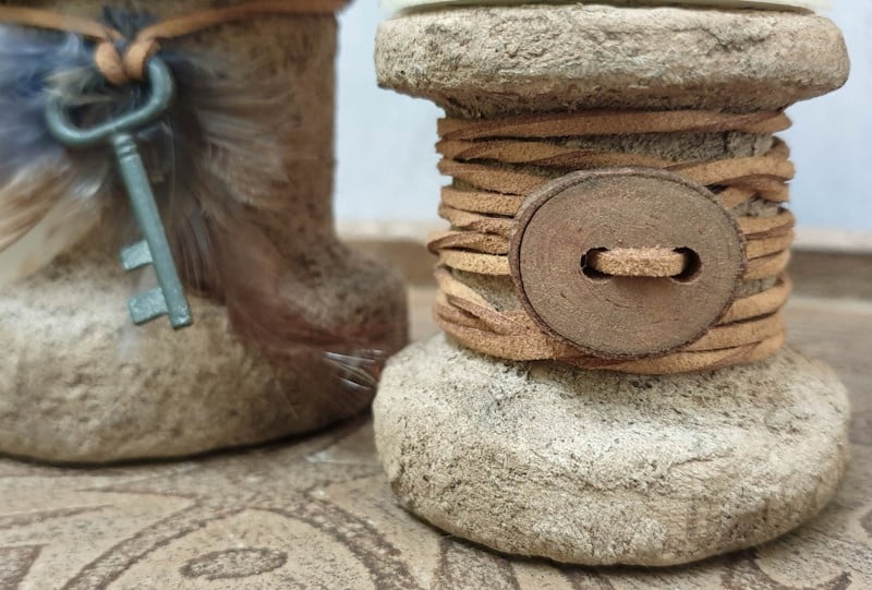 Discover the art of repurposed home decor with these simple rustic upcycled candleholders! We&rsquo;ll show you how to transform two unexpected items into personalized pieces full of character and texture. They&rsquo;re quick to make, easy to customize, and won&rsquo;t break the bank. Get the full tutorial at A Crafty Mix