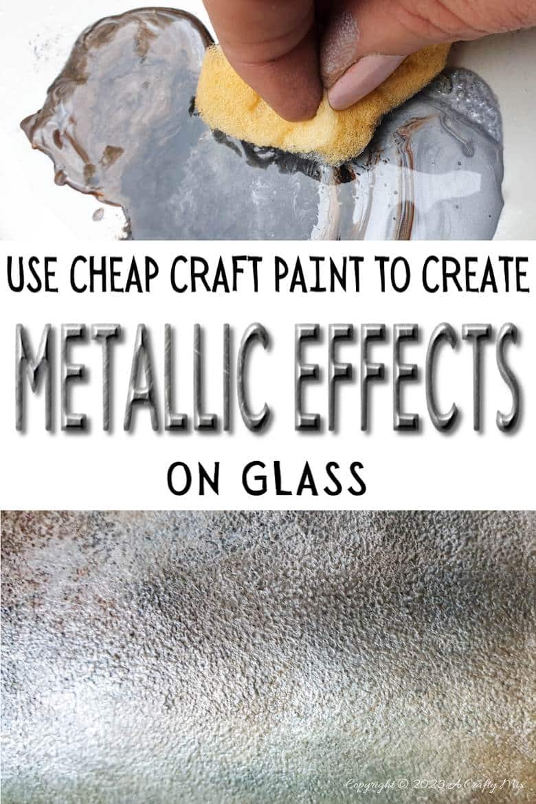 Ready to turn trash into treasure? Grab some inexpensive craft paint and join us as we show you how to give a glass bottle a metallic makeover. It&rsquo;s a quick and easy way to transform any glass containers into stylish decor pieces. The project can be completed in a morning and is suitable for a beginner who loves experimenting. Get the full tutorial with step-by-step instructions at #ACraftyMix