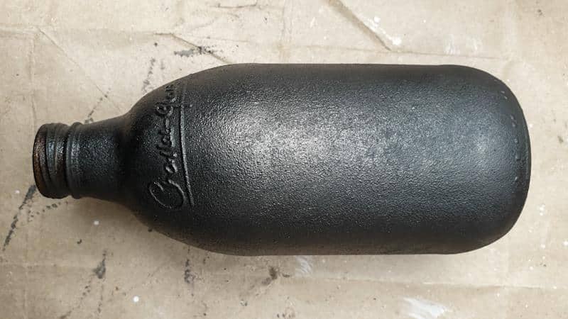 Apply a second layer of black paint if necessary