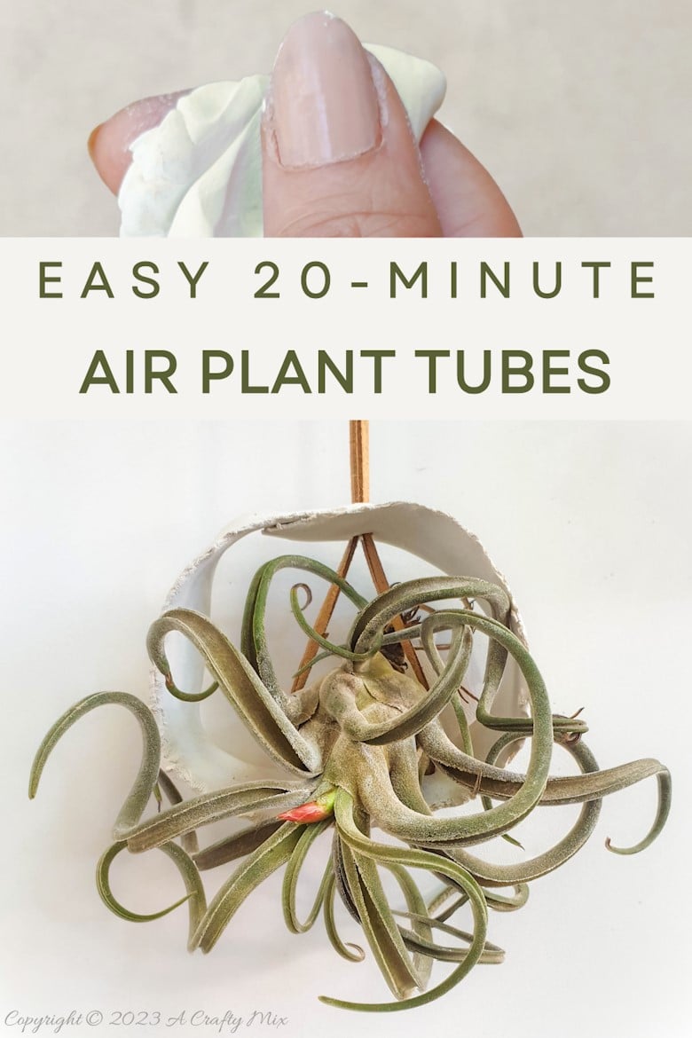 Let your air plants be the stars of the show. These budget-friendly, hanging clay tubes are quick to make and easy to customise. Low-maintenance, boho decor in under 20 minutes. Get the full Tutorial at A Crafty Mix