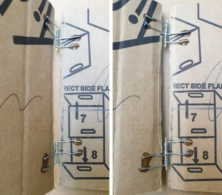 Making a Cardboard Heart Frame with Clothespin Hinges A Crafty Mix