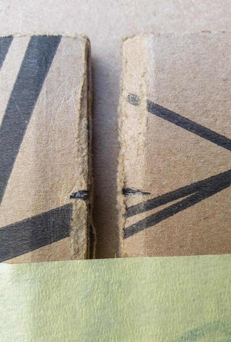 Making a Cardboard Heart Frame with Clothespin Hinges A Crafty Mix