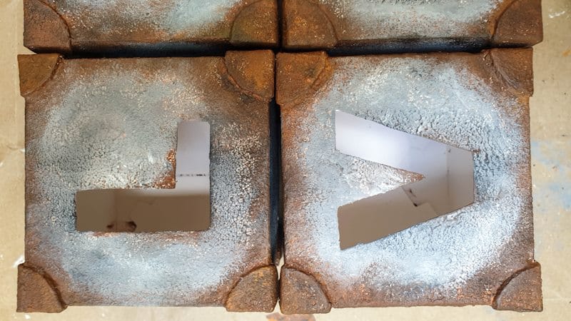 Creating a faux rust effect using cheap craft paints is easy and budget-friendly