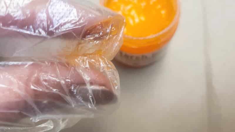 The paste is quite thick and sticky