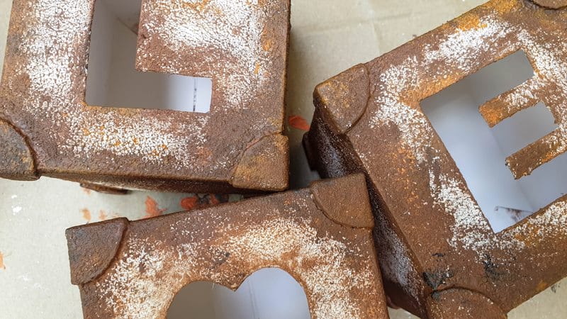 Creating a faux rust effect using cheap craft paints is easy and budget-friendly