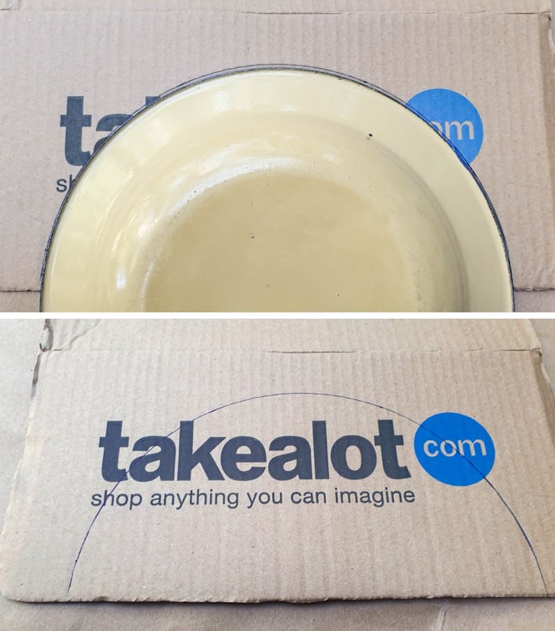 Use a plate to draw a half circle on a piece of cardboard