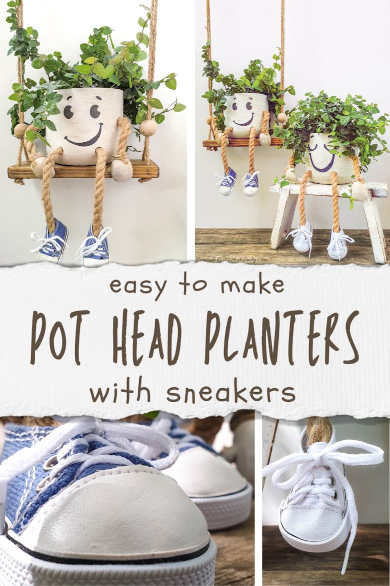 Have we got a fun craft tutorial for you this week! Join us as we share how to make these adorable pot head planters. The step-by-step guide will show you how to dress them up in sneakers and give them little cartoon hands too! They&rsquo;re a great conversation starter and will add a playful vibe to your home or garden decor!