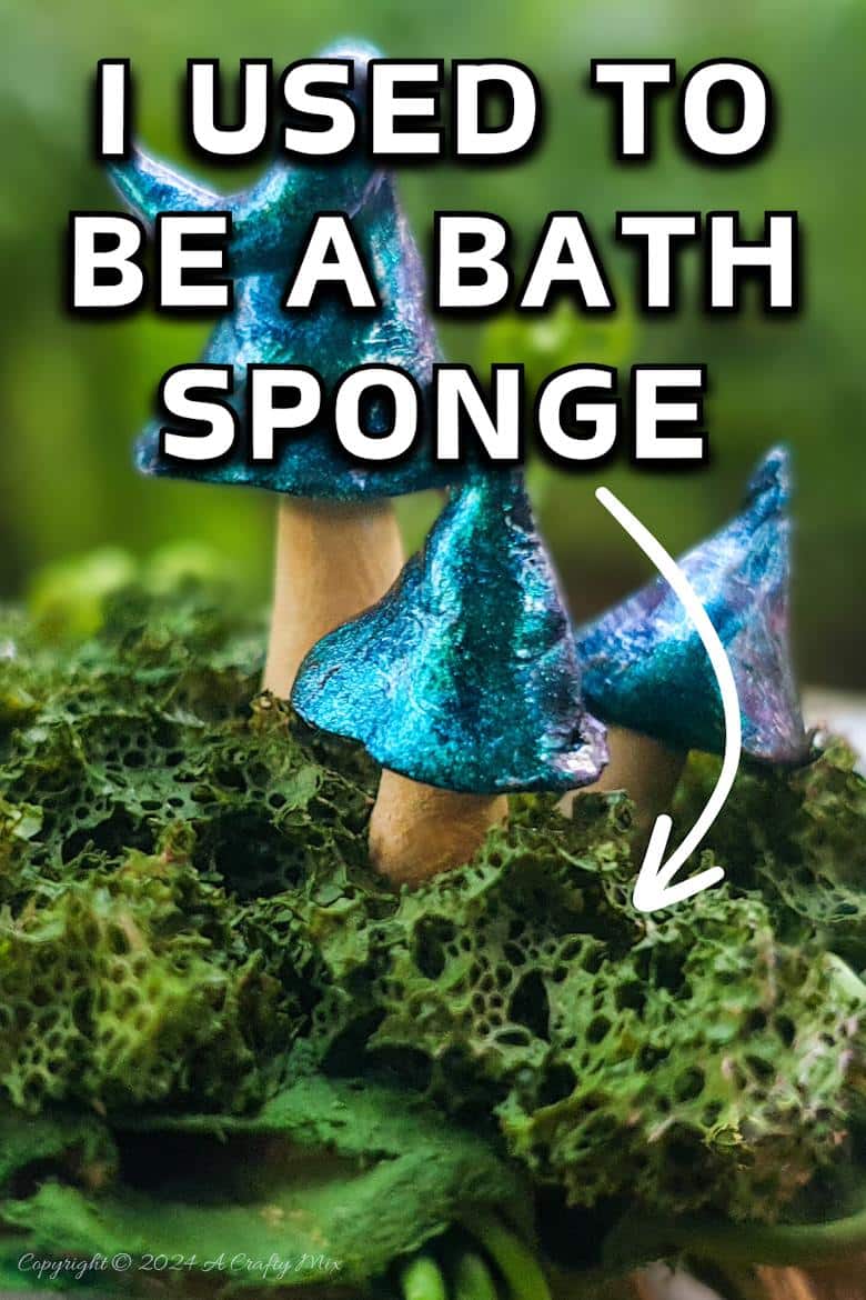 Create your very own lush, fake moss using an unexpected crafting supply: a bath sponge! Yup, you heard right; a squishy, cheap old bath sponge. It's a simple, budget-friendly hack that&rsquo;s quick and easy to do and the moss won&rsquo;t dry out or fade. This tutorial also includes step-by-step instructions to make fairy napkin rings using the bath sponge moss.