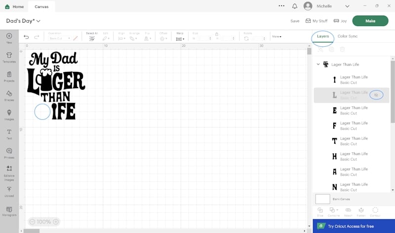 Step 3 (optional) - delete any unwanted layers
