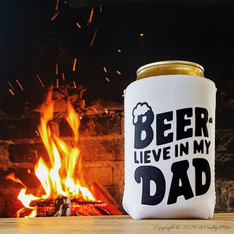Are you looking for a unique and personalized Father's Day gift that will keep your dad's brew chilled and his spirits high? With just a few simple supplies and free punny quotes, we&rsquo;ll show you how to make these one-of-a-kind infusible ink cozies using a Cricut Joy. The easy to follow tutorial includes a short video on you can create your own svg typography art using free online tools.