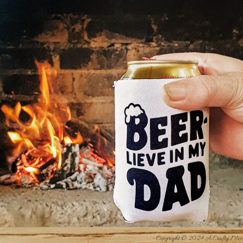 Are you looking for a unique and personalized Father's Day gift that will keep your dad's brew chilled and his spirits high? With just a few simple supplies and free punny quotes, we&rsquo;ll show you how to make these one-of-a-kind infusible ink cozies using a Cricut Joy. The easy to follow tutorial includes a short video on you can create your own svg typography art using free online tools.