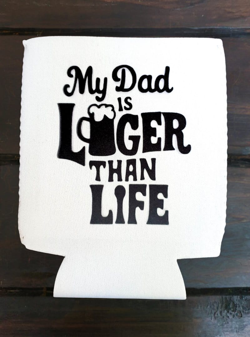Are you looking for a unique and personalized Father's Day gift that will keep your dad's brew chilled and his spirits high? With just a few simple supplies and free punny quotes, we&rsquo;ll show you how to make these one-of-a-kind infusible ink cozies using a Cricut Joy. The easy to follow tutorial includes a short video on you can create your own svg typography art using free online software.