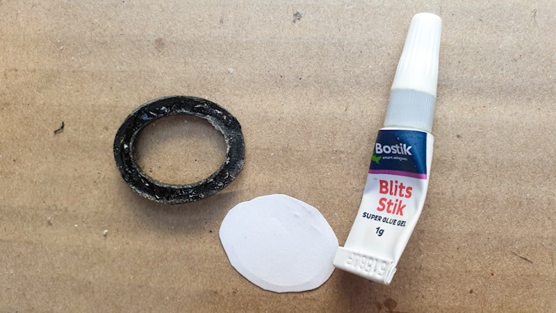 Glue the pictures inside the miniature frames
