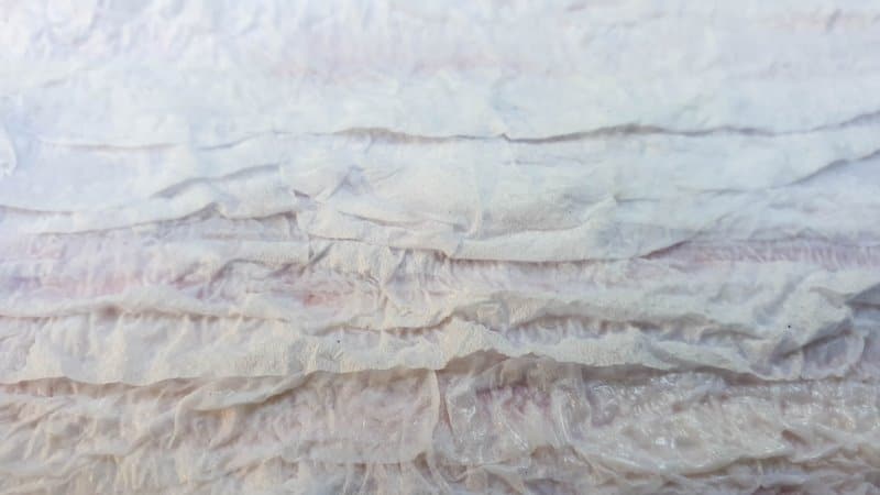 Add another layer of toilet paper over the first