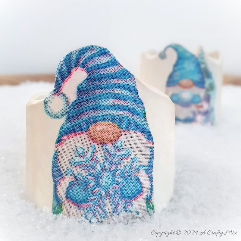 If pint-sized, bearded creatures with pointy hats put a smile on your face, then you&rsquo;re going to love this craft project. We&rsquo;ll show you how to make these adorable gnome napkin rings using clay. Not only are they unique, but they add a touch of whimsy to any setting! Perfect for a festive or winter-themed party!