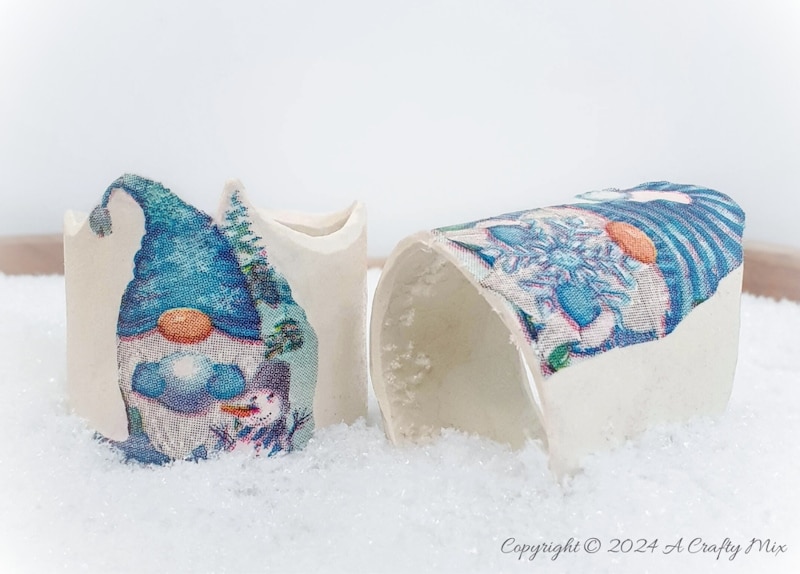 If pint-sized, bearded creatures with pointy hats put a smile on your face, then you&rsquo;re going to love this craft project. We&rsquo;ll show you how to make these adorable gnome napkin rings using clay. Not only are they unique, but they add a touch of whimsy to any setting! Perfect for a festive or winter-themed party!
