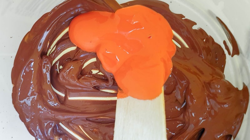 Mix in bright orange