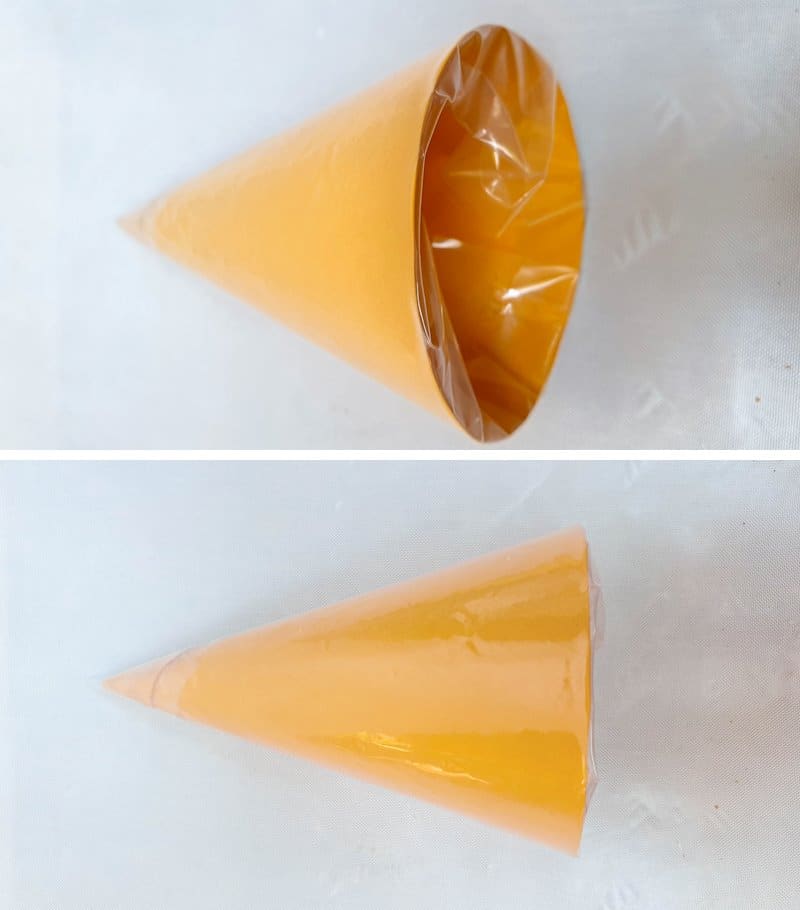 Wrap the cone in plastic