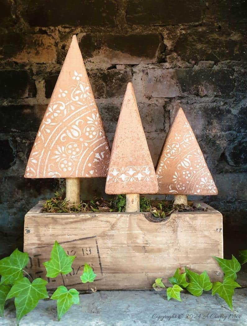 Forget about fancy ovens and expensive paint, this easy tutorial will show you how to use inexpensive craft paint to give almost anything a terracotta makeover.