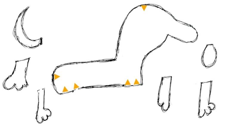 Turn a Child’s Drawing into a Plushie - A Crafty Mix