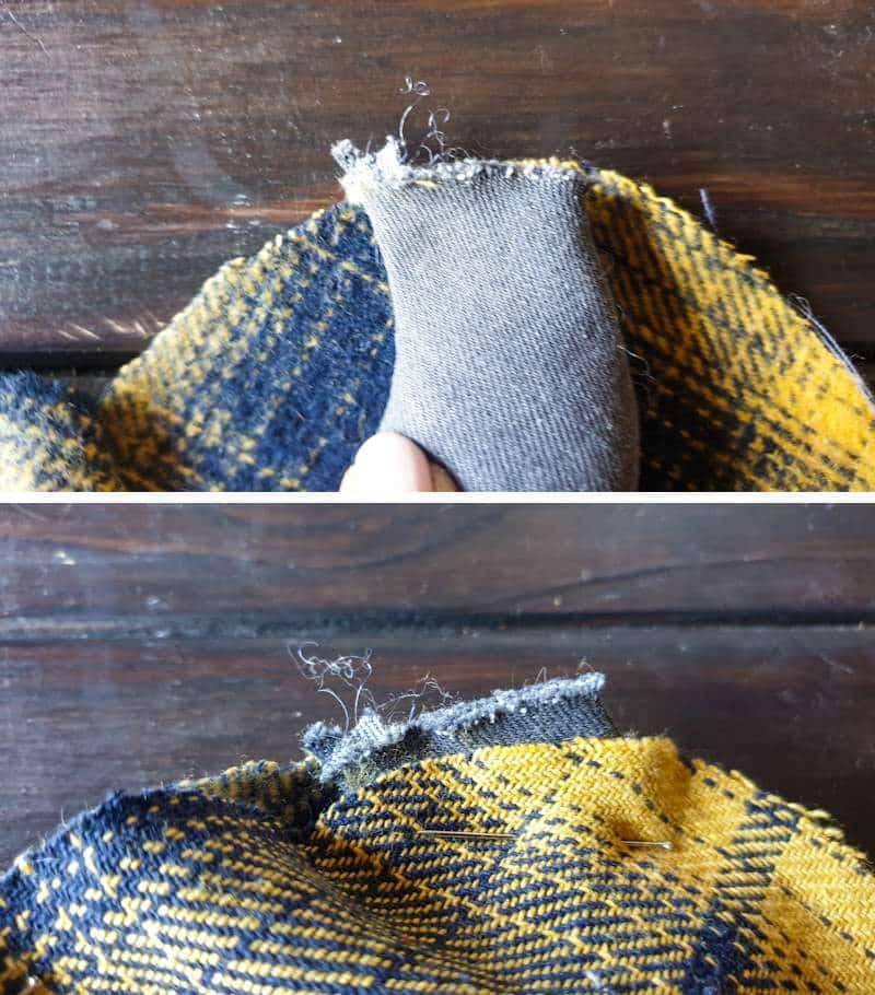 Tuck any spare parts, like the tail and ears, inside the body before sewing it closed