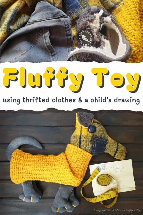 Turn a Child’s Drawing into a Plushie - A Crafty Mix