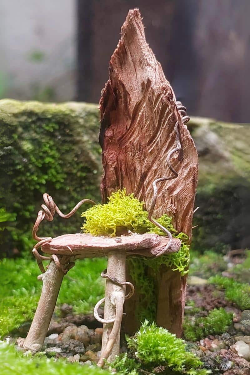 Bring a touch of magic to your fairy garden with this quick and easy tutorial! 🧚&zwj;♀️ Using eco-friendly materials, we&rsquo;ll show you how to create a charming wood chip fairy chair for your tiny, enchanted guests. 🌿 The perfect whimsical project that only takes an hour to make. 📌 Save this pin for step-by-step instructions, and don't forget to follow us for more enchanting DIY ideas.