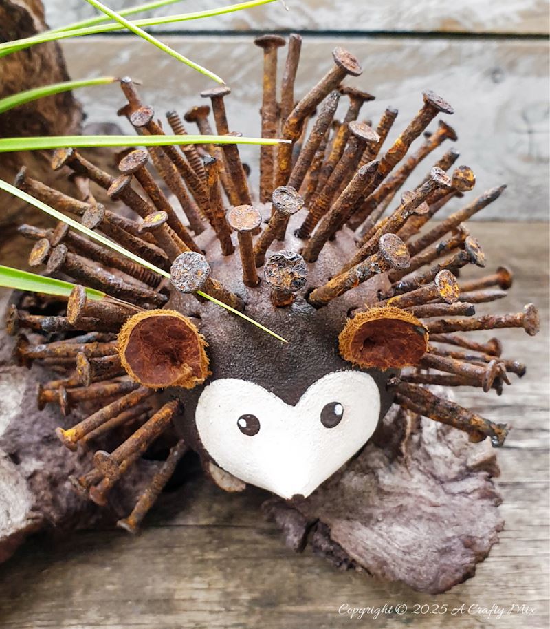 Who knew rusty nails could be this adorable? Meet Prickles, the cutest hedgehog you&rsquo;ll ever make from a pile of old hardware. If you&rsquo;ve got a stash of rusty nails, and a bit of air dry clay, you&rsquo;re halfway to crafting your own spiky little friend. This easy clay craft is perfect for anyone who loves upcycling, hedgehogs, or just wants an excuse to use up all those weathered metal spikes. Prickles makes a quirky addition to any shelf, mantel or patio.