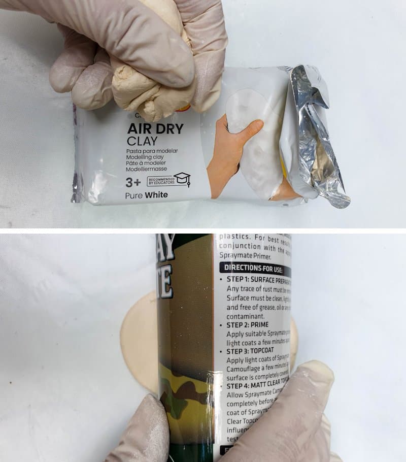 Grab a lump of clay and condition it between your fingers