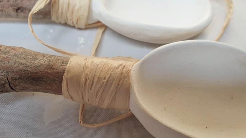 Wrap some twine or raffia around the join to strengthen it