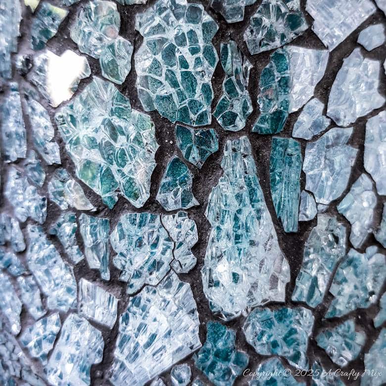 When glass shatters, turn it into a gorgeous centrepiece. This vase project features a glass-on-glass mosaic using tempered glass. The tutorial is packed with clever tips&mdash;like how to separate glass by size, pick the best glues, and achieve a neat edge. Visit the blog to see how simple and stunning a GOG mosaic can be, even for beginners.