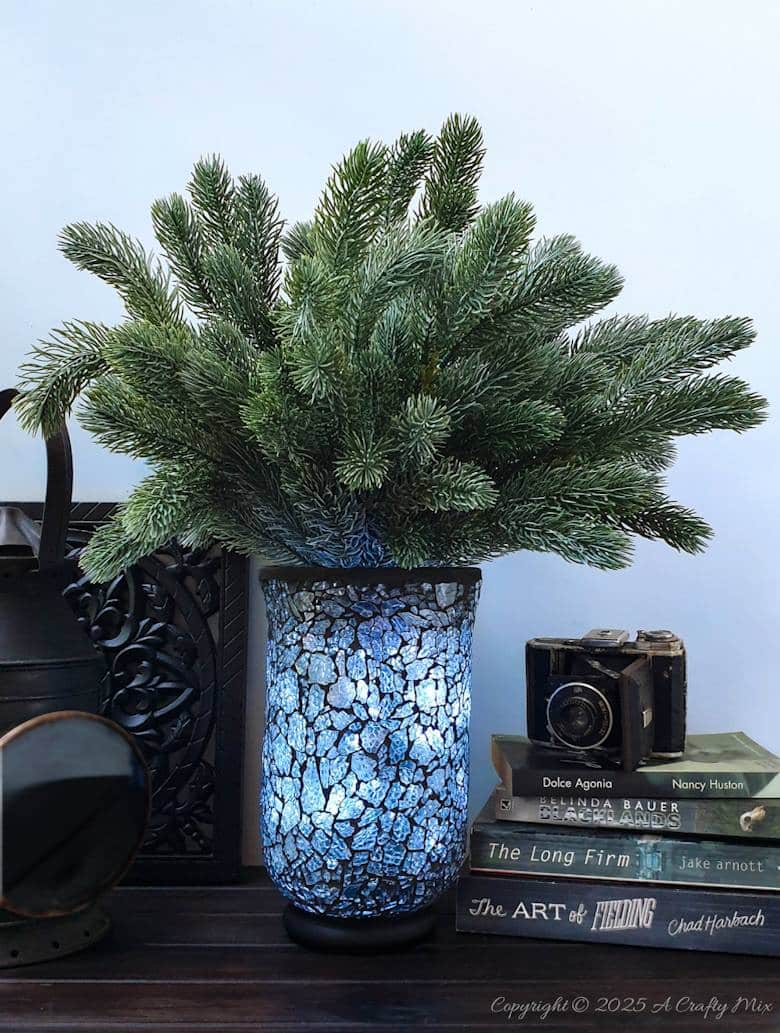 When glass shatters, turn it into a gorgeous centrepiece. This vase project features a glass-on-glass mosaic using tempered glass. The tutorial is packed with clever tips&mdash;like how to separate glass by size, pick the best glues, and achieve a neat edge. Visit the blog to see how simple and stunning a GOG mosaic can be, even for beginners.