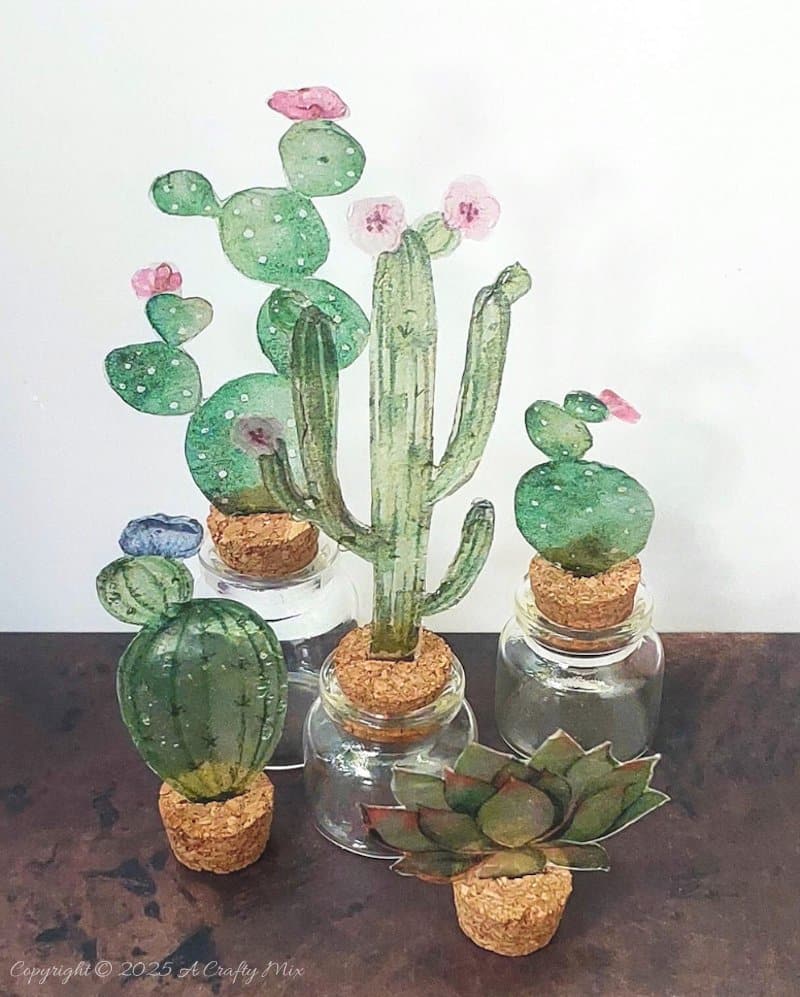 Create your own whimsical watercolor-inspired succulent garden and instantly brighten any corner of your home—no watering required. This beginner-friendly DIY brings the beauty of hand-painted cacti and succulents indoors, adding a playful splash of color and artistic charm to your shelves, desks, or windowsills. Perfect for plant lovers, gift-giving, or anyone who loves easy, creative décor.