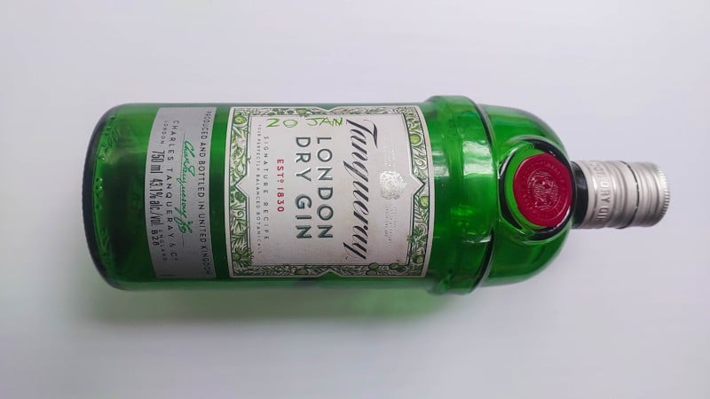 Use a clean empty glass or plastic bottle for this upcycled craft idea