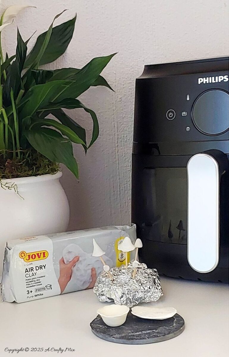 If you&rsquo;re an impatient crafter like me, you&rsquo;re going to love these clever air fryer hacks to cure air-dry clay in an air fryer. Get my best tips and fun troubleshooting tricks, which include temperature settings, baking times and how to avoid cracks and burns.