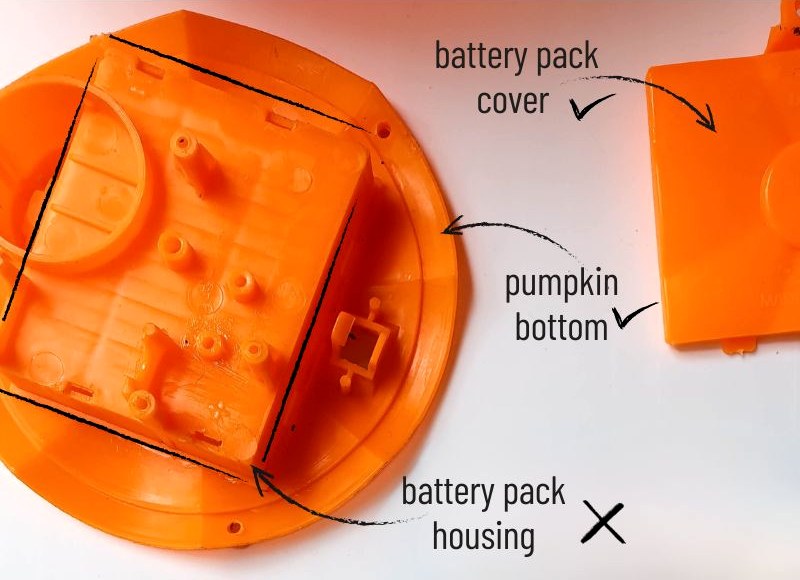 Modify the battery pack. we'll be using it to store the fairy lights for the art studio