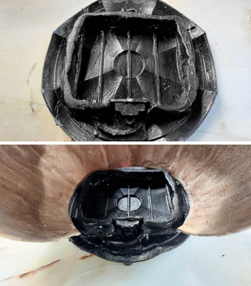 Add the modified battery pack to the floor