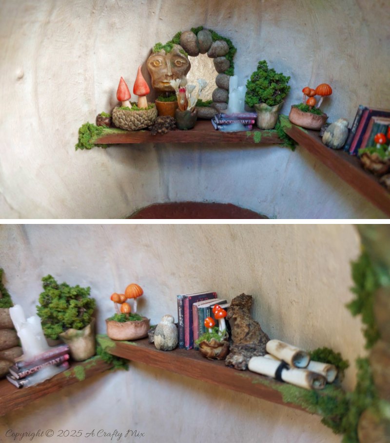Transform an ordinary plastic pumpkin bucket into a magical fairy artist&rsquo;s studio, complete with a mushroom-capped roof, miniature easel, and enchanting woodland details. Perfect for upcycling fans and fairy garden lovers looking to add a whimsical touch to their creative craft projects.