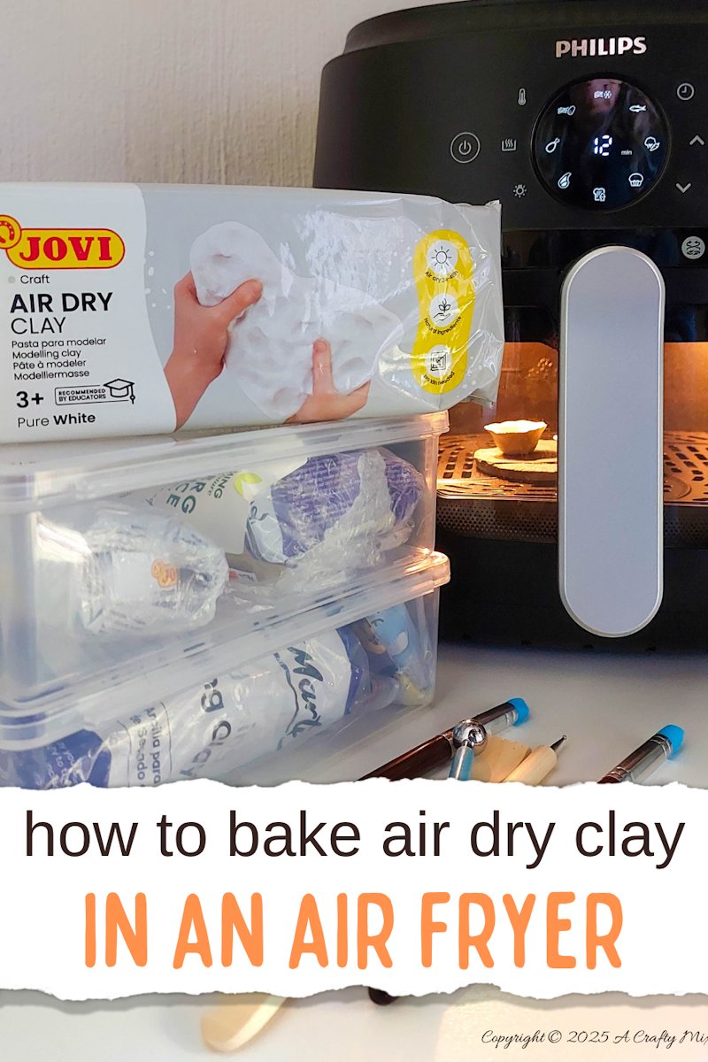 If you&rsquo;re an impatient crafter like me, you&rsquo;re going to love these clever air fryer hacks to cure air-dry clay in an air fryer. Get my best tips and fun troubleshooting tricks, which include temperature settings, baking times and how to avoid cracks and burns.