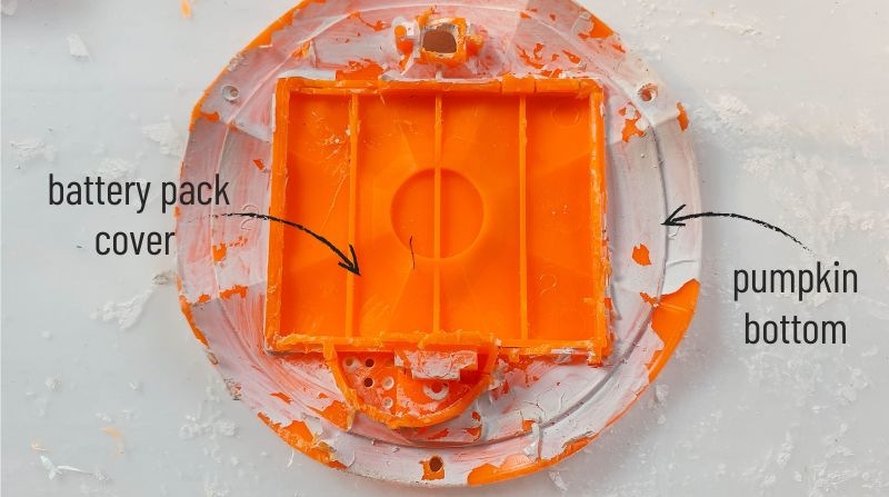 Cover the battery pack in mod podge