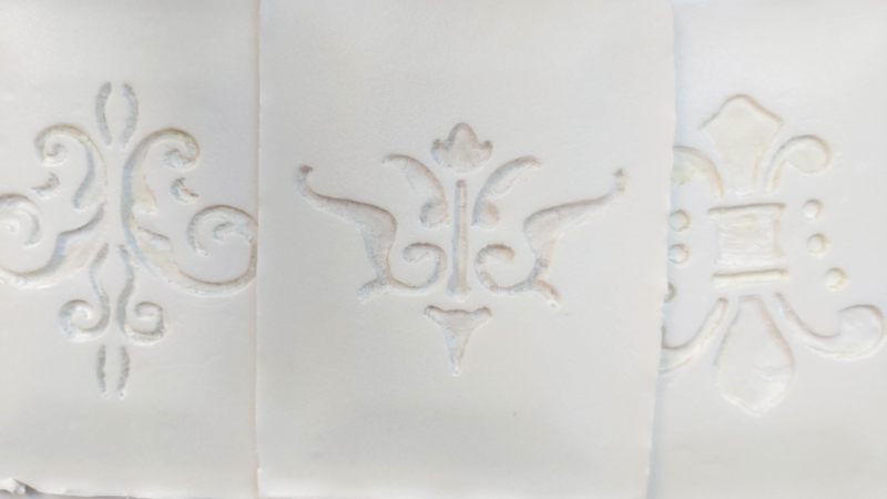 The acetone chews away the polystyrene.