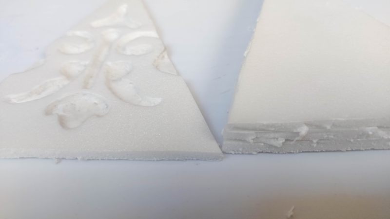 Glue layers of polystyrene or Styrofoam together