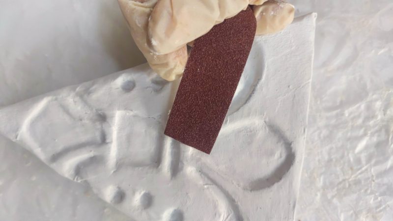 Sand the Christmas trees