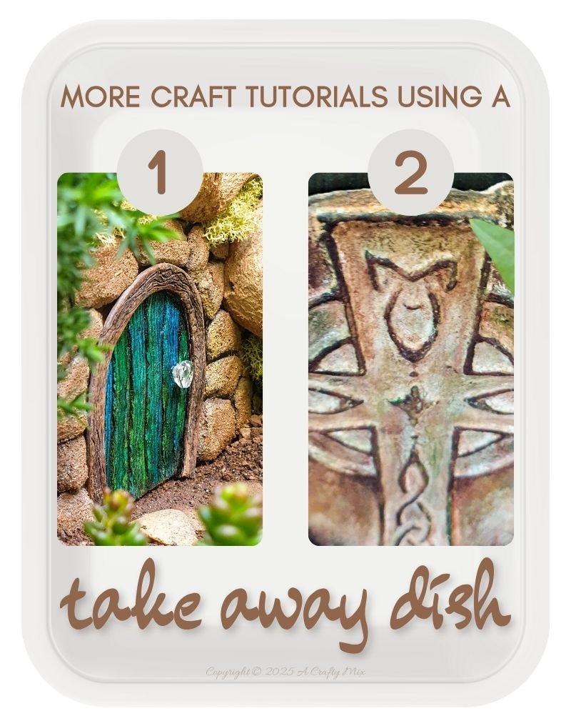 More crafts using polystyrene takeaway dishes