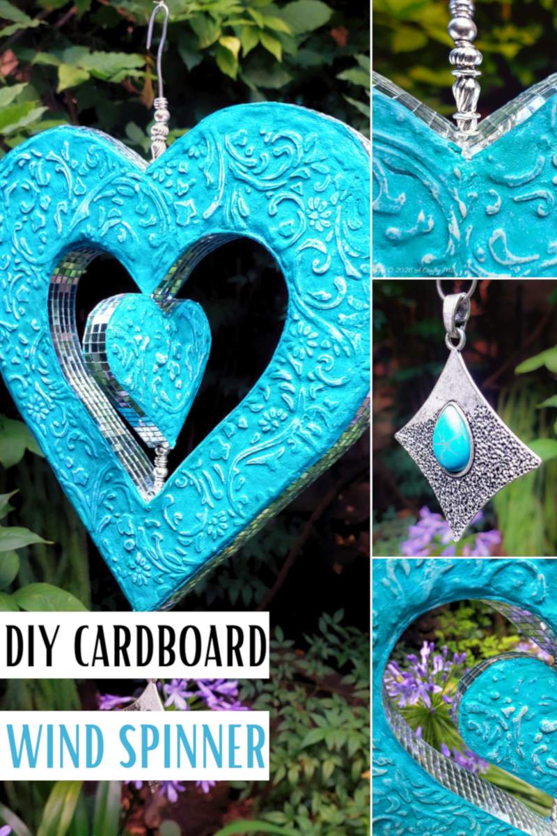 If you love upcycling, this cardboard heart wind spinner project shows how to turn leftover boxes into a unique hanging decoration that catches the light and creates fairy-like reflections everywhere.