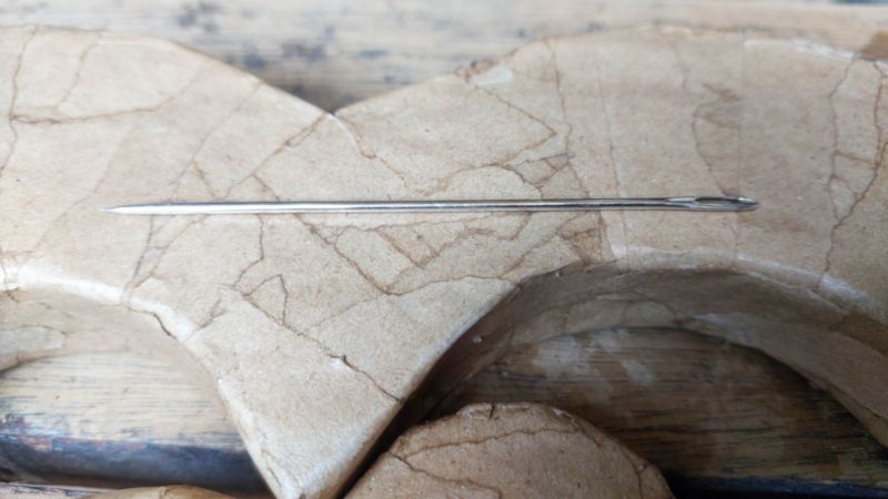 Make a hole in the hearts for the wire